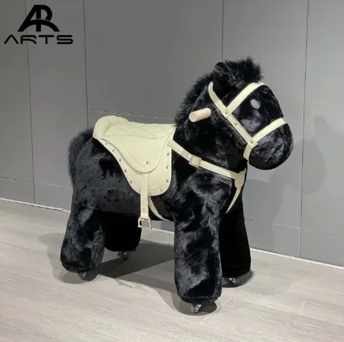 كرسي سرج من الجلد على الطراز الفرنسي ,French style leather saddle chair