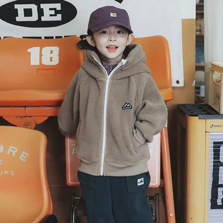 Aiden Simple Fleece Hoodie Jacket