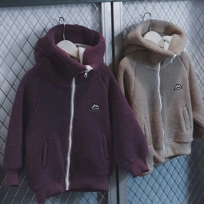 Aiden Simple Fleece Hoodie Jacket