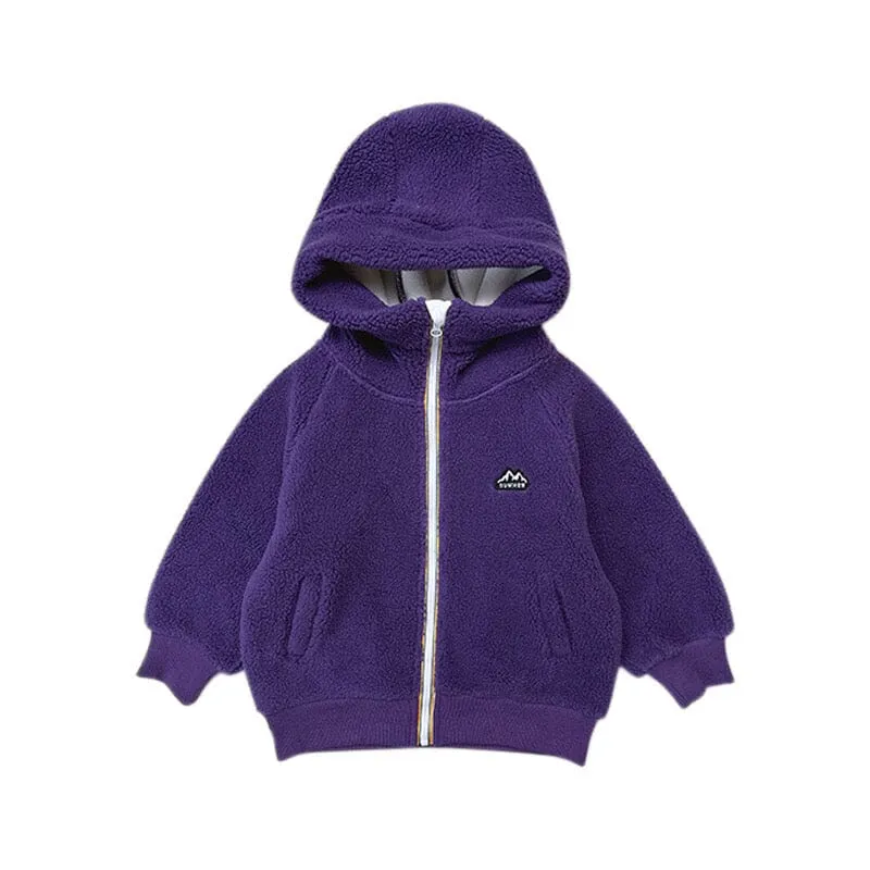 Aiden Simple Fleece Hoodie Jacket