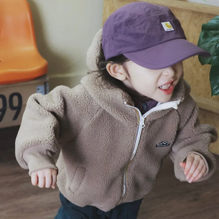 Aiden Simple Fleece Hoodie Jacket