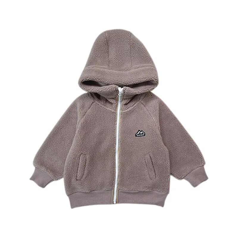 Aiden Simple Fleece Hoodie Jacket