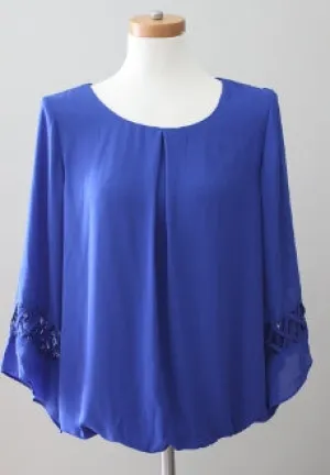Bright Winter Ink Blouse