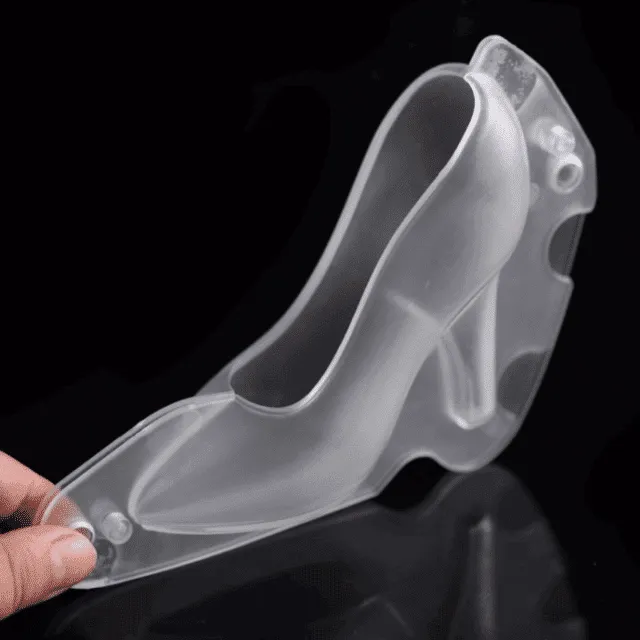 Creative Shoe Shaped Eco-Friendly Plastic Chocolate Mold
