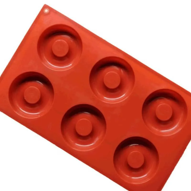Cute Eco-Friendly Donut Shaped Silicone Cookie Mold