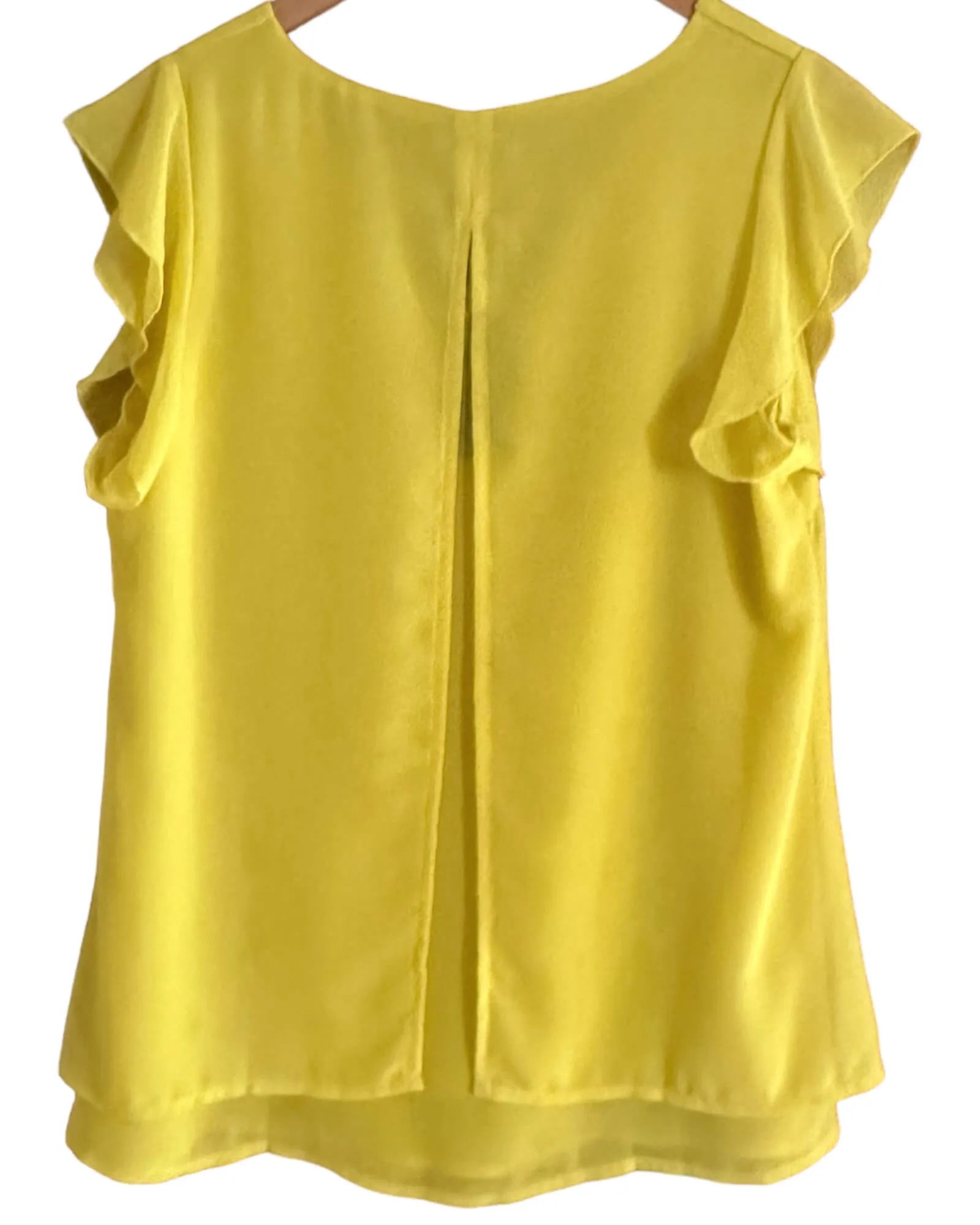 Dark Winter Icterine Split Back V-neck Blouse