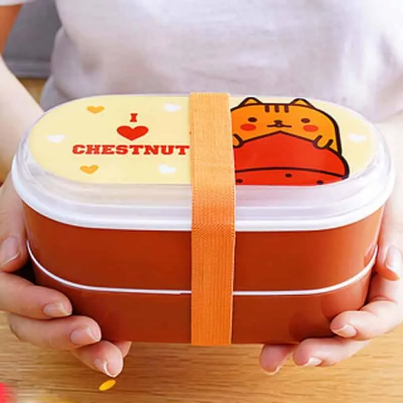 Eco-Friendly BPA Free Cartoon Portable Lunch Box