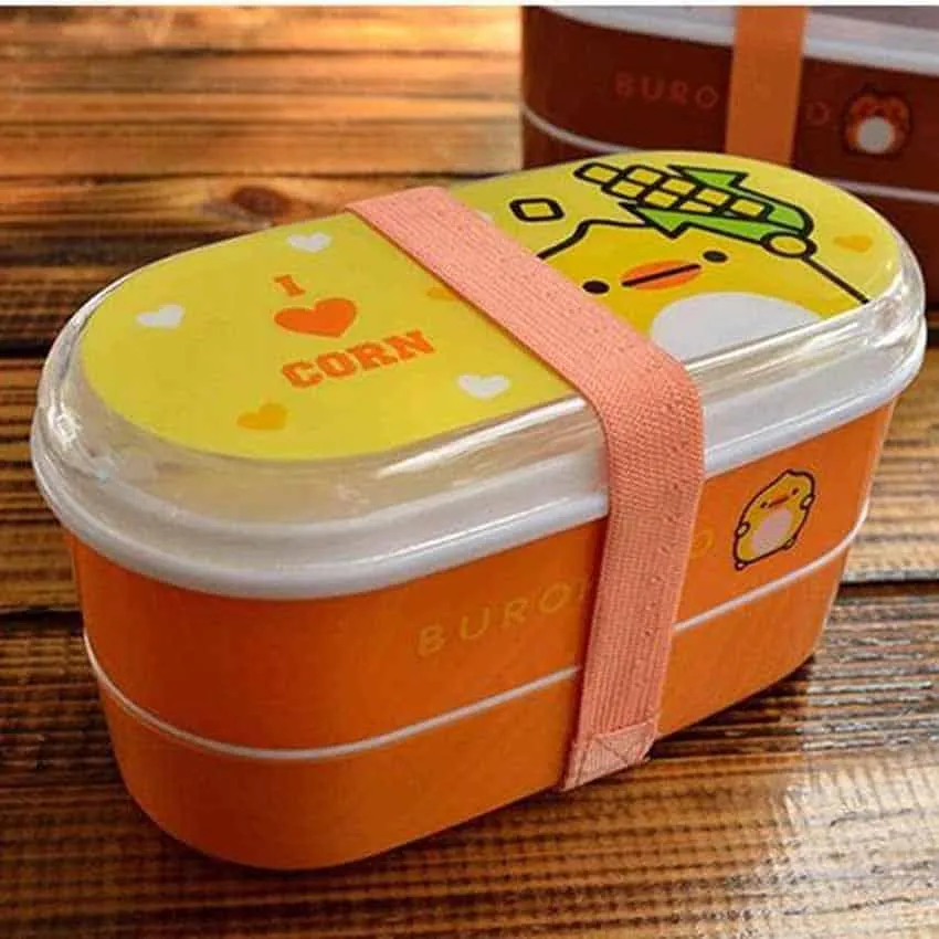 Eco-Friendly BPA Free Cartoon Portable Lunch Box