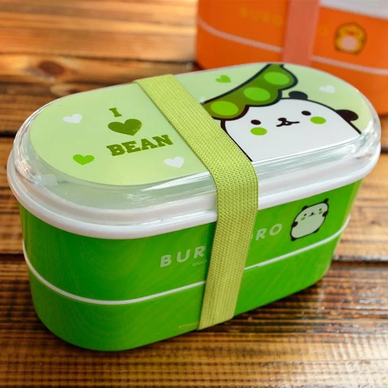 Eco-Friendly BPA Free Cartoon Portable Lunch Box