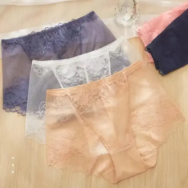 Ladies Exquisite Lace Handmade Panties