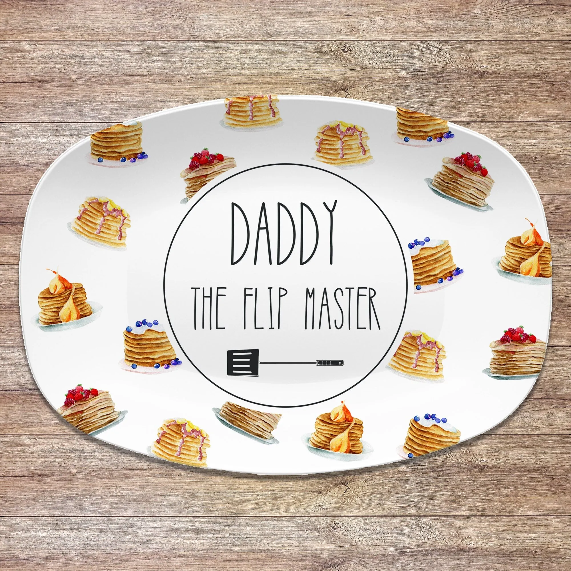 Pancake  Waffle  Grilled Cheese  Personalized Platter