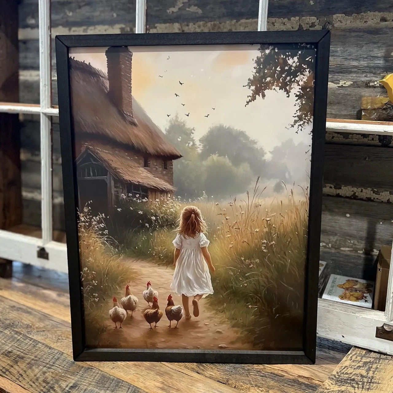 Simple Countryside Box Frame 18x24