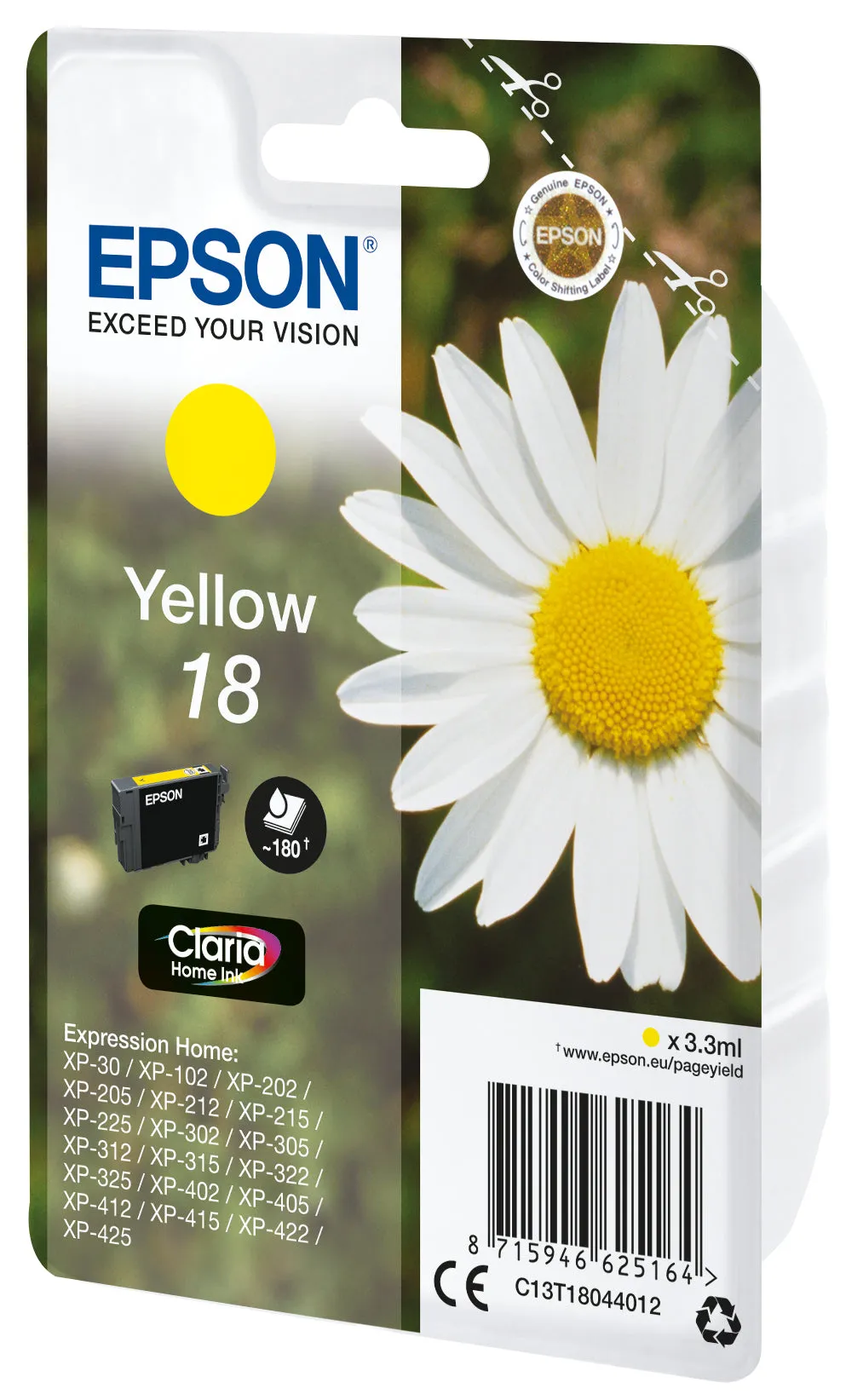 Singlepack Yellow 18 Clariahome