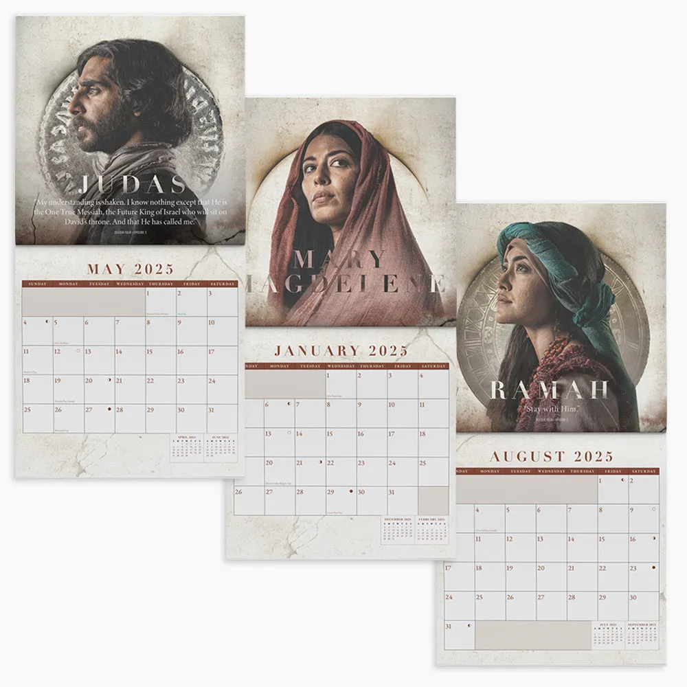 2025 Wall Calendar: The Chosen - Featuring Thematic Monthly Images
