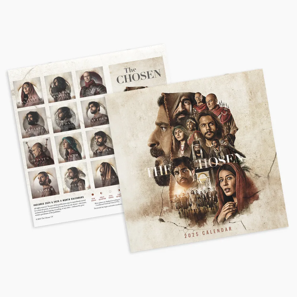 2025 Wall Calendar: The Chosen - Featuring Thematic Monthly Images
