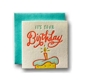 Tiny Birthday Card by Ladyfingers Letterpress
